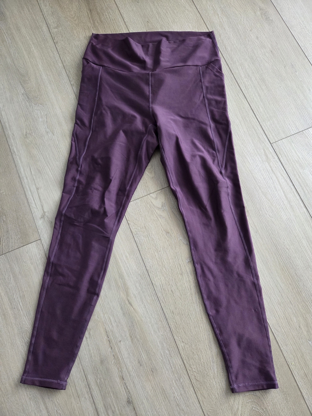 High-Waist Plum Leggings for Women